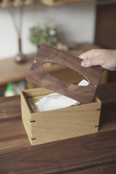 Tissue Box (wood lid) - Pre-order (leadtime two weeks)