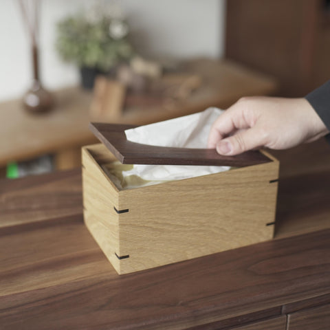 Tissue Box (wood lid) - Pre-order (leadtime two weeks)