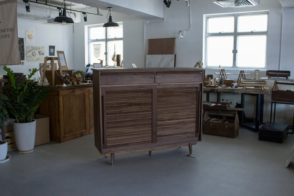 Shutter Shoe Cabinet