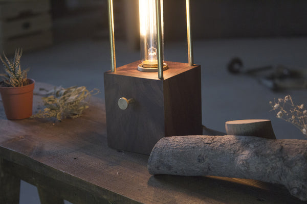 Wooden Table Lamp