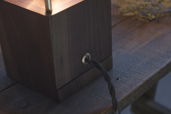 Wooden Table Lamp
