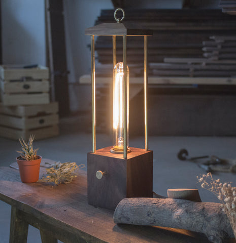 Wooden Table Lamp